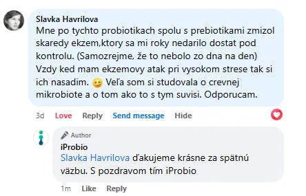 Facebook review: iProbio customer